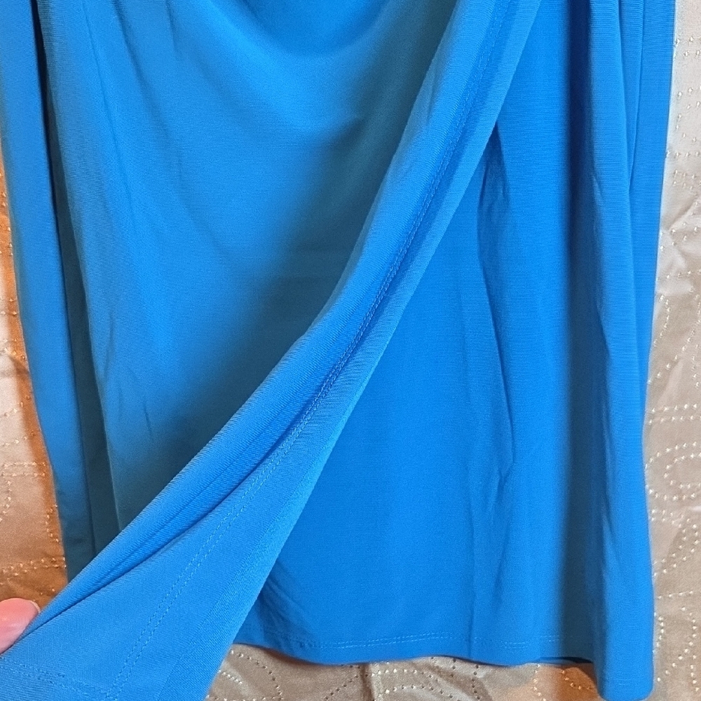 LAUREN,RALPH LAUREN Vibrant Blue Long Sleeve Dress Sz 4. - Picture 3 of 6